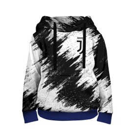 Детская толстовка 3D с принтом Juventus в Ухте, 100% полиэстер | двухслойный капюшон со шнурком для регулировки, мягкие манжеты на рукавах и по низу толстовки, спереди карман-кенгуру с мягким внутренним слоем | football | juventus | soccer | италия | турин | футбольный | ювентус