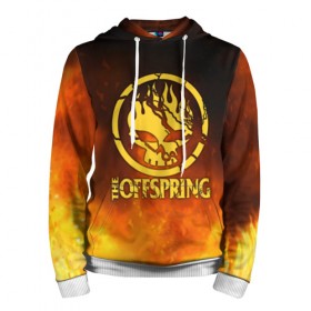 Мужская толстовка 3D с принтом The Offspring в Ухте, 100% полиэстер | двухслойный капюшон со шнурком для регулировки, мягкие манжеты на рукавах и по низу толстовки, спереди карман-кенгуру с мягким внутренним слоем. | the offspring | офспринг | оффспринг | рок
