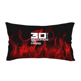 Подушка 3D антистресс с принтом 30 Seconds to Mars in fire в Ухте, наволочка — 100% полиэстер, наполнитель — вспененный полистирол | состоит из подушки и наволочки на молнии | 30 seconds to mars | punk | rock | альтернативный хип хоп | группа | инди поп | музыка | музыкальное произведение | ноты | панк | регги | рок | синти поп