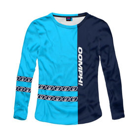 Женский лонгслив 3D с принтом OOMPH! в Ухте, 100% полиэстер | длинные рукава, круглый вырез горловины, полуприлегающий силуэт | electronic body musi | neue deutsche hrte | oomph | андреас крэп | антитезис | группа | деро гои | индастриал | крэп | метал | оомпх | оомрн | роберт флюкс | рок | синтез | тезис | флюкс