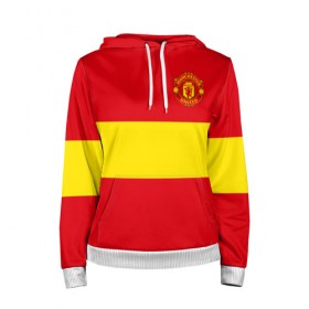 Женская толстовка 3D с принтом Manchester United в Ухте, 100% полиэстер  | двухслойный капюшон со шнурком для регулировки, мягкие манжеты на рукавах и по низу толстовки, спереди карман-кенгуру с мягким внутренним слоем. | england | football | logo | manchester united | sport | англия | арт | лига | лого | манчестер юнайтед | спорт | текстура | фк | футбол | футбольный клуб | эмблема
