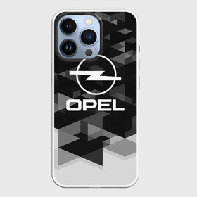 Чехол для iPhone 13 Pro с принтом Opel sport geometry в Ухте,  |  | auto | automobile | car | carbon | machine | motor | motor car | opel | sport car | автомашина | бренд | легковой автомобиль | марка | спортивный автомобиль | тачка