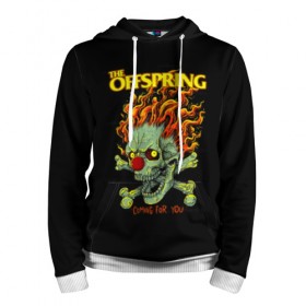 Мужская толстовка 3D с принтом The Offspring в Ухте, 100% полиэстер | двухслойный капюшон со шнурком для регулировки, мягкие манжеты на рукавах и по низу толстовки, спереди карман-кенгуру с мягким внутренним слоем. | offspring | офспринг | оффспринг | рок