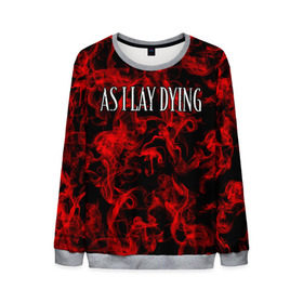 Мужской свитшот 3D с принтом As I Lay Dying в Ухте, 100% полиэстер с мягким внутренним слоем | круглый вырез горловины, мягкая резинка на манжетах и поясе, свободная посадка по фигуре | альтернативный | американская | глэм | готик | гранж | метал | музыка | пост | рок группа | хард