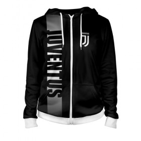 Женская толстовка 3D на молнии с принтом JUVENTUS SPORT в Ухте, 100% полиэстер | длина до линии бедра, манжеты и пояс оформлены мягкой тканевой резинкой, двухслойный капюшон со шнурком для регулировки, спереди молния, по бокам два кармана | fc | football | fotball club | juventus | sport | спорт | спортивные | униформа | фирменные цвета | фк | футбол | футбольный клуб | ювентус