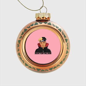 Стеклянный ёлочный шар с принтом XXXtentacion (1) в Ухте, Стекло | Диаметр: 80 мм | Тематика изображения на принте: 17 | art | look at me | moonlight | rap | revenge | tentacion | xxx | xxxtentacion