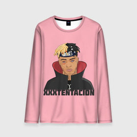Мужской лонгслив 3D с принтом XXXtentacion (1) в Ухте, 100% полиэстер | длинные рукава, круглый вырез горловины, полуприлегающий силуэт | 17 | art | look at me | moonlight | rap | revenge | tentacion | xxx | xxxtentacion