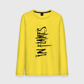 Мужской лонгслив хлопок с принтом In Flames Vertical Logo в Ухте, 100% хлопок |  | band | death | in flames | mdm | melodic | melodic death | melodic death metal | metal | metalcore | nu metal | rock | дес | дет | дэт | метал | рок