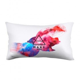 Подушка 3D антистресс с принтом 30 Seconds to Mars в Ухте, наволочка — 100% полиэстер, наполнитель — вспененный полистирол | состоит из подушки и наволочки на молнии | 30 seconds to mars | punk | rock | альтернативный хип хоп | группа | инди поп | музыка | музыкальное произведение | ноты | панк | регги | рок | синти поп