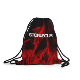 Рюкзак-мешок 3D с принтом STONE SOUR в Ухте, 100% полиэстер | плотность ткани — 200 г/м2, размер — 35 х 45 см; лямки — толстые шнурки, застежка на шнуровке, без карманов и подкладки | Тематика изображения на принте: punk | rock | stone sour | альтернативный хип хоп | группа | инди поп | музыка | музыкальное произведение | ноты | панк | регги | рок | синти поп