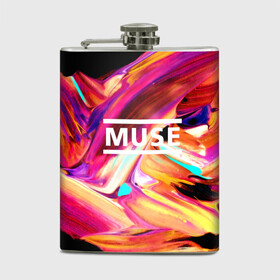 Фляга с принтом MUSE в Ухте, металлический корпус | емкость 0,22 л, размер 125 х 94 мм. Виниловая наклейка запечатывается полностью | Тематика изображения на принте: muse | punk | rock | альтернативный хип хоп | группа | инди поп | музыка | музыкальное произведение | ноты | панк | регги | рок | синти поп