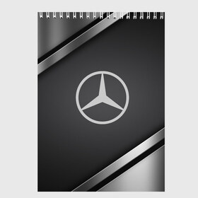 Скетчбук с принтом MERCEDES SPORT в Ухте, 100% бумага
 | 48 листов, плотность листов — 100 г/м2, плотность картонной обложки — 250 г/м2. Листы скреплены сверху удобной пружинной спиралью | auto | automobile | car | carbon | machine | mercedes benz | motor | motor car | sport car | автомашина | бренд | легковой автомобиль | марка | спортивный автомобиль | тачка