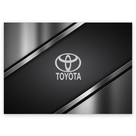 Поздравительная открытка с принтом TOYOTA SPORT в Ухте, 100% бумага | плотность бумаги 280 г/м2, матовая, на обратной стороне линовка и место для марки
 | auto | automobile | car | carbon | machine | motor | motor car | sport car | toyota | автомашина | бренд | легковой автомобиль | марка | спортивный автомобиль | тачка