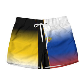 Женские шорты 3D с принтом Флаги Российской Империи в Ухте, 100% полиэстер | прямой крой, два кармана без застежек по бокам. Мягкая трикотажная резинка на поясе, внутри которой широкие завязки. Длина до середины бедра | ru | rus | герб | двуглавый орел | империя | россия | русская | рф | флаг