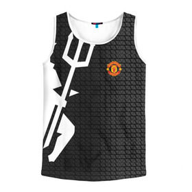 Мужская майка 3D с принтом F.C.M.U SPORT в Ухте, 100% полиэстер | круглая горловина, приталенный силуэт, длина до линии бедра. Пройма и горловина окантованы тонкой бейкой | Тематика изображения на принте: fc | football | fotball club | manchester united | sport | манчестер юнайтед | спорт | спортивные | униформа | фирменные цвета | фк | футбол | футбольный клуб