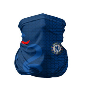 Бандана-труба 3D с принтом CHELSEA SPORT в Ухте, 100% полиэстер, ткань с особыми свойствами — Activecool | плотность 150‒180 г/м2; хорошо тянется, но сохраняет форму | chelsea | fc | football | fotball club | sport | спорт | спортивные | униформа | фирменные цвета | фк | футбол | футбольный клуб | челси