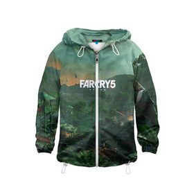 Детская ветровка 3D с принтом Far Cry Vietnam в Ухте, 100% полиэстер | подол и капюшон оформлены резинкой с фиксаторами, по бокам два кармана без застежек, один потайной карман на груди | Тематика изображения на принте: 