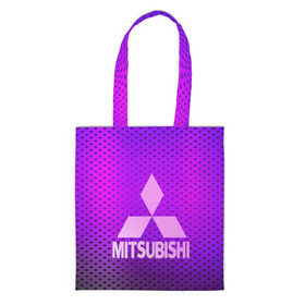 Сумка 3D повседневная с принтом MITSUBISHI в Ухте, 100% полиэстер | Плотность: 200 г/м2; Размер: 34×35 см; Высота лямок: 30 см |  машина | марка | митсубиси