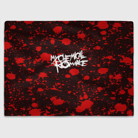 Плед 3D с принтом My Chemical Romance в Ухте, 100% полиэстер | закругленные углы, все края обработаны. Ткань не мнется и не растягивается | my chemical romance | punk | rock | альтернативный хип хоп | группа | инди поп | музыка | музыкальное произведение | ноты | панк | регги | рок | синти поп