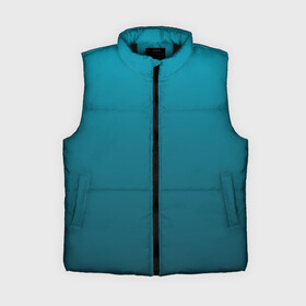 Женский жилет утепленный 3D с принтом Бирюза в Ухте,  |  | бирюза | владивосток | лазурь | мемес | море | океан | сочи