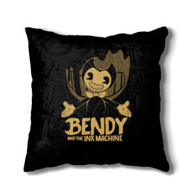 Подушка 3D с принтом Bendy and the ink machine (20) в Ухте, наволочка – 100% полиэстер, наполнитель – холлофайбер (легкий наполнитель, не вызывает аллергию). | состоит из подушки и наволочки. Наволочка на молнии, легко снимается для стирки | Тематика изображения на принте: bendy | bendy and the ink machine | game | horror | ink | machine | trend | video game