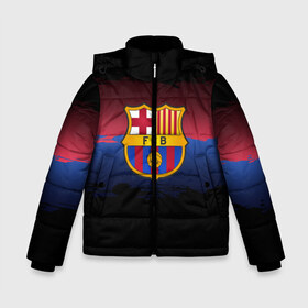 Зимняя куртка для мальчиков 3D с принтом Barcelona FC в Ухте, ткань верха — 100% полиэстер; подклад — 100% полиэстер, утеплитель — 100% полиэстер | длина ниже бедра, удлиненная спинка, воротник стойка и отстегивающийся капюшон. Есть боковые карманы с листочкой на кнопках, утяжки по низу изделия и внутренний карман на молнии. 

Предусмотрены светоотражающий принт на спинке, радужный светоотражающий элемент на пуллере молнии и на резинке для утяжки | barcelona | spain | spanish | барса | барселона | испания | испанский | клуб | фк | футбол | футбольный