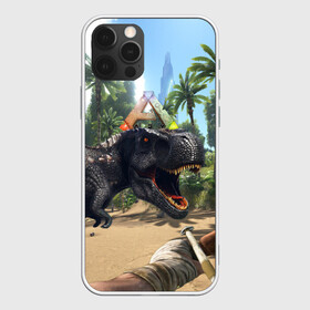 Чехол для iPhone 12 Pro Ark Survival Evolved: в Ухте, силикон | область печати: задняя сторона чехла, без боковых панелей | арк