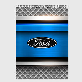 Скетчбук с принтом FORD SPORT в Ухте, 100% бумага
 | 48 листов, плотность листов — 100 г/м2, плотность картонной обложки — 250 г/м2. Листы скреплены сверху удобной пружинной спиралью | auto | automobile | car | carbon | ford | machine | motor | motor car | sport car | автомашина | бренд | легковой автомобиль | марка | спортивный автомобиль | тачка