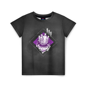 Детская футболка 3D с принтом Barbecue & Chilli в Ухте, 100% гипоаллергенный полиэфир | прямой крой, круглый вырез горловины, длина до линии бедер, чуть спущенное плечо, ткань немного тянется | barbecue  chilli | dbd | dead by daylight | барбекю и чили | дбд