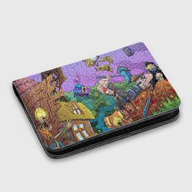 Картхолдер с принтом Fortnite: в Ухте, натуральная матовая кожа | размер 7,3 х 10 см; кардхолдер имеет 4 кармана для карт; | fortnite | фортнайт