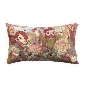 Подушка 3D антистресс с принтом The Last of Us _for fun в Ухте, наволочка — 100% полиэстер, наполнитель — вспененный полистирол | состоит из подушки и наволочки на молнии | the last of us | гриб | грибы | джоэл | кордицепс | пиратs | элли