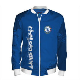 Мужской бомбер 3D с принтом CHELSEA SPORT в Ухте, 100% полиэстер | застегивается на молнию, по бокам два кармана без застежек, по низу бомбера и на воротнике - эластичная резинка | chelsea | fc | football | fotball club | sport | спорт | спортивные | униформа | фирменные цвета | фк | футбол | футбольный клуб | челси