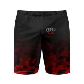 Мужские шорты 3D спортивные с принтом AUDI SPORT в Ухте,  |  | audi | auto | авто | автомобиль | автомобильные | ауди | бренд | марка | машины | спорт