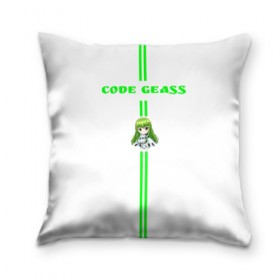 Подушка 3D с принтом Code Geass Zelouc4 #1 в Ухте, наволочка – 100% полиэстер, наполнитель – холлофайбер (легкий наполнитель, не вызывает аллергию). | состоит из подушки и наволочки. Наволочка на молнии, легко снимается для стирки | 