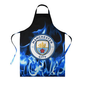 Фартук 3D с принтом MANCHESTER CITY в Ухте, 100% полиэстер | общий размер — 65 х 85 см, ширина нагрудника — 26 см, горловина — 53 см, длина завязок — 54 см, общий обхват в поясе — 173 см. Принт на завязках и на горловине наносится с двух сторон, на основной части фартука — только с внешней стороны | fc | football | footer | manchester city | soccer | socker | sport | огонь | пламя | спорт | футбол | футбольный клуб