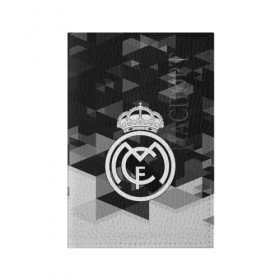 Обложка для паспорта матовая кожа с принтом FC Real Madrid sport geometry в Ухте, натуральная матовая кожа | размер 19,3 х 13,7 см; прозрачные пластиковые крепления | Тематика изображения на принте: abstraction | championship | fc | football | footer | polygon | real madrid | soccer | socker | sport | абстракция | одежда | спорт | спортивный | униформа | футбол | футбольный клуб | чемпионат