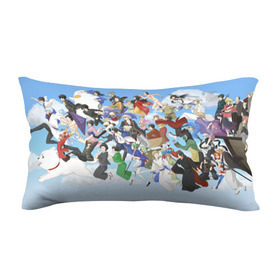 Подушка 3D антистресс с принтом Gintama_3 в Ухте, наволочка — 100% полиэстер, наполнитель — вспененный полистирол | состоит из подушки и наволочки на молнии | gintama | гинтама | гинтоки