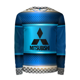 Мужской лонгслив 3D с принтом MITSUBISHI sport collection в Ухте, 100% полиэстер | длинные рукава, круглый вырез горловины, полуприлегающий силуэт | Тематика изображения на принте: auto | automobile | car | carbon | machine | mitsubishi | motor | motor car | sport car | автомашина | бренд | легковой автомобиль | марка | спортивный автомобиль | тачка
