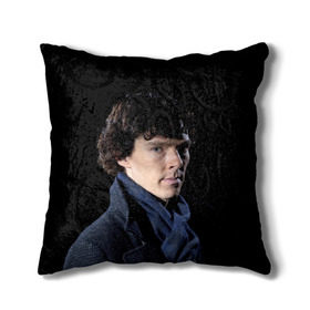 Подушка 3D с принтом Sherlock в Ухте, наволочка – 100% полиэстер, наполнитель – холлофайбер (легкий наполнитель, не вызывает аллергию). | состоит из подушки и наволочки. Наволочка на молнии, легко снимается для стирки | benedict | cumberbatch | sherlock | бенедикт | камбербатч | шерлок