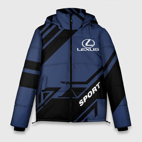 Мужская зимняя куртка 3D с принтом LEXUS SPORT в Ухте, верх — 100% полиэстер; подкладка — 100% полиэстер; утеплитель — 100% полиэстер | длина ниже бедра, свободный силуэт Оверсайз. Есть воротник-стойка, отстегивающийся капюшон и ветрозащитная планка. 

Боковые карманы с листочкой на кнопках и внутренний карман на молнии. | auto | lexus | sport | авто | автомобиль | автомобильные | бренд | лексус | марка | машины | спорт