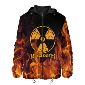 Мужская куртка 3D с принтом Megadeth в Ухте, ткань верха — 100% полиэстер, подклад — флис | прямой крой, подол и капюшон оформлены резинкой с фиксаторами, два кармана без застежек по бокам, один большой потайной карман на груди. Карман на груди застегивается на липучку | megadet | megadeth | группа | дирк вербурен | дэвид эллефсон | дэйв мастейн | кико лоурейро | мегадет | мегадетх | метал | рок | трэш | трэшметал | тяжелый | хард | хардрок | хеви | хевиметал
