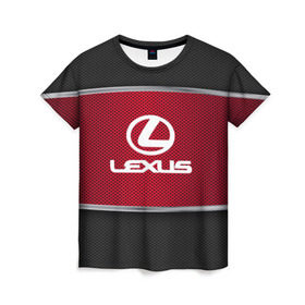 Женская футболка 3D с принтом LEXUS SPORT в Ухте, 100% полиэфир ( синтетическое хлопкоподобное полотно) | прямой крой, круглый вырез горловины, длина до линии бедер | auto | automobile | car | carbon | lexus | machine | motor | motor car | sport car | автомашина | бренд | легковой автомобиль | лексус | марка | спортивный автомобиль | тачка