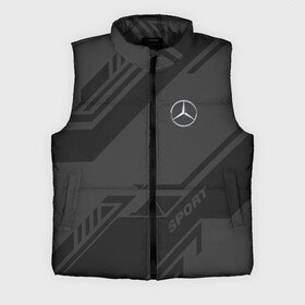 Мужской жилет утепленный 3D с принтом MERCEDES SPORT в Ухте,  |  | amg | auto | mercedes | sport | авто | автомобиль | автомобильные | амг | бренд | марка | машины | мерседес | спорт