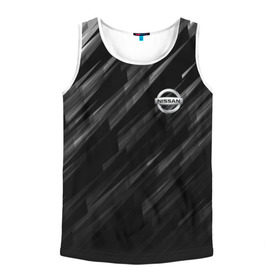 Мужская майка 3D с принтом NISSAN SPORT в Ухте, 100% полиэстер | круглая горловина, приталенный силуэт, длина до линии бедра. Пройма и горловина окантованы тонкой бейкой | 