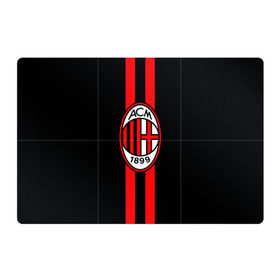 Магнитный плакат 3Х2 с принтом AC Milan FC в Ухте, Полимерный материал с магнитным слоем | 6 деталей размером 9*9 см | Тематика изображения на принте: football | italia | logo | milan | sport | италия | лого | милан | спорт | фк | футбол | футбольный клуб