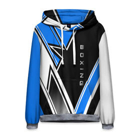 Мужская толстовка 3D с принтом Boxing в Ухте, 100% полиэстер | двухслойный капюшон со шнурком для регулировки, мягкие манжеты на рукавах и по низу толстовки, спереди карман-кенгуру с мягким внутренним слоем. | boxing | sport | бокс | боксер | спорт