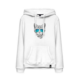 Мужская толстовка хлопок с принтом Кот путешественник в Ухте, френч-терри, мягкий теплый начес внутри (100% хлопок) | карман-кенгуру, эластичные манжеты и нижняя кромка, капюшон с подкладом и шнурком | 