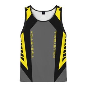 Мужская майка 3D с принтом Volleyball в Ухте, 100% полиэстер | круглая горловина, приталенный силуэт, длина до линии бедра. Пройма и горловина окантованы тонкой бейкой | sport | volleyball | волейбол | спорт