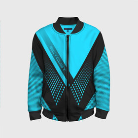 Детский бомбер 3D с принтом Bicyclist в Ухте, 100% полиэстер | застегивается на молнию, по бокам два кармана без застежек, мягкие манжеты, по низу бомбера и на воротнике — эластичная резинка | bicyclist | sport | велосипедист | велоспорт