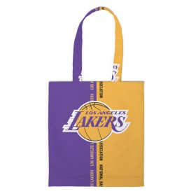 Сумка 3D повседневная с принтом Los angeles lakers. NBA в Ухте, 100% полиэстер | Плотность: 200 г/м2; Размер: 34×35 см; Высота лямок: 30 см | basketbal | basketball | la | lakers | los angeles | los angeles lakers | national | nba | анжелес | баскетбол | лос анджелес | лэйкерс | национальная бескетбольная ассоциация | нба | онил | шакил